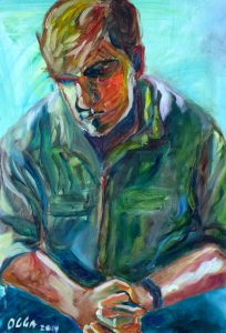 Man in Green Shirt | Olga Bakhtina