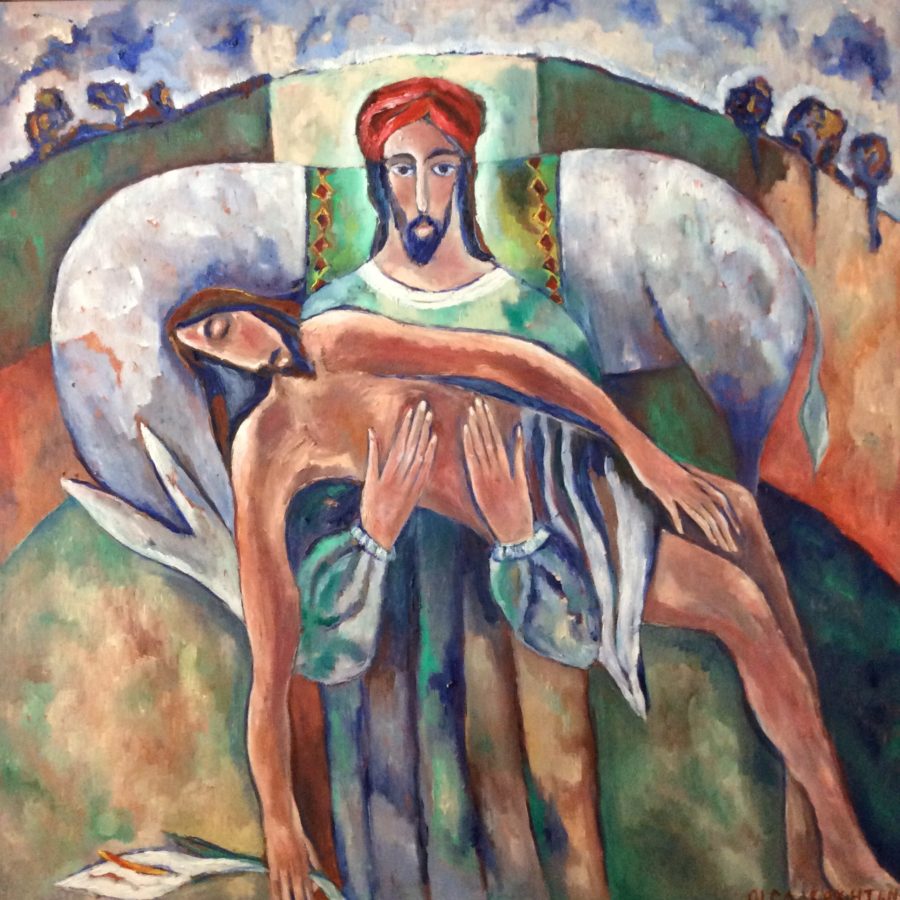 Good Samaritan with a Lily